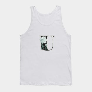 Flower Alphabet U Tank Top